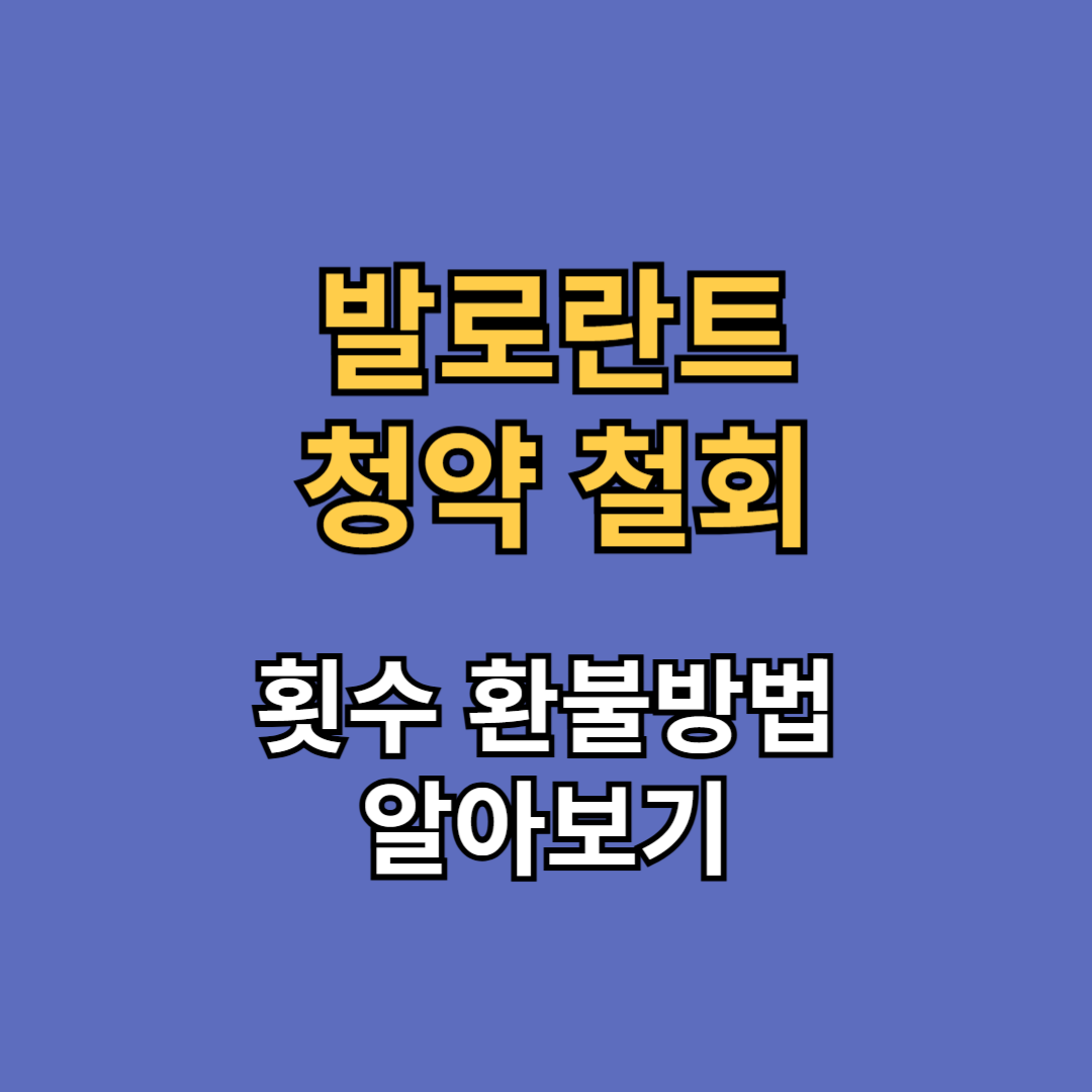 발로란트 청약 철회